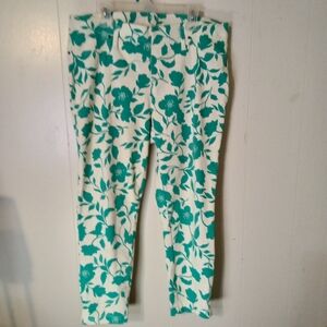 Floral Print Capris